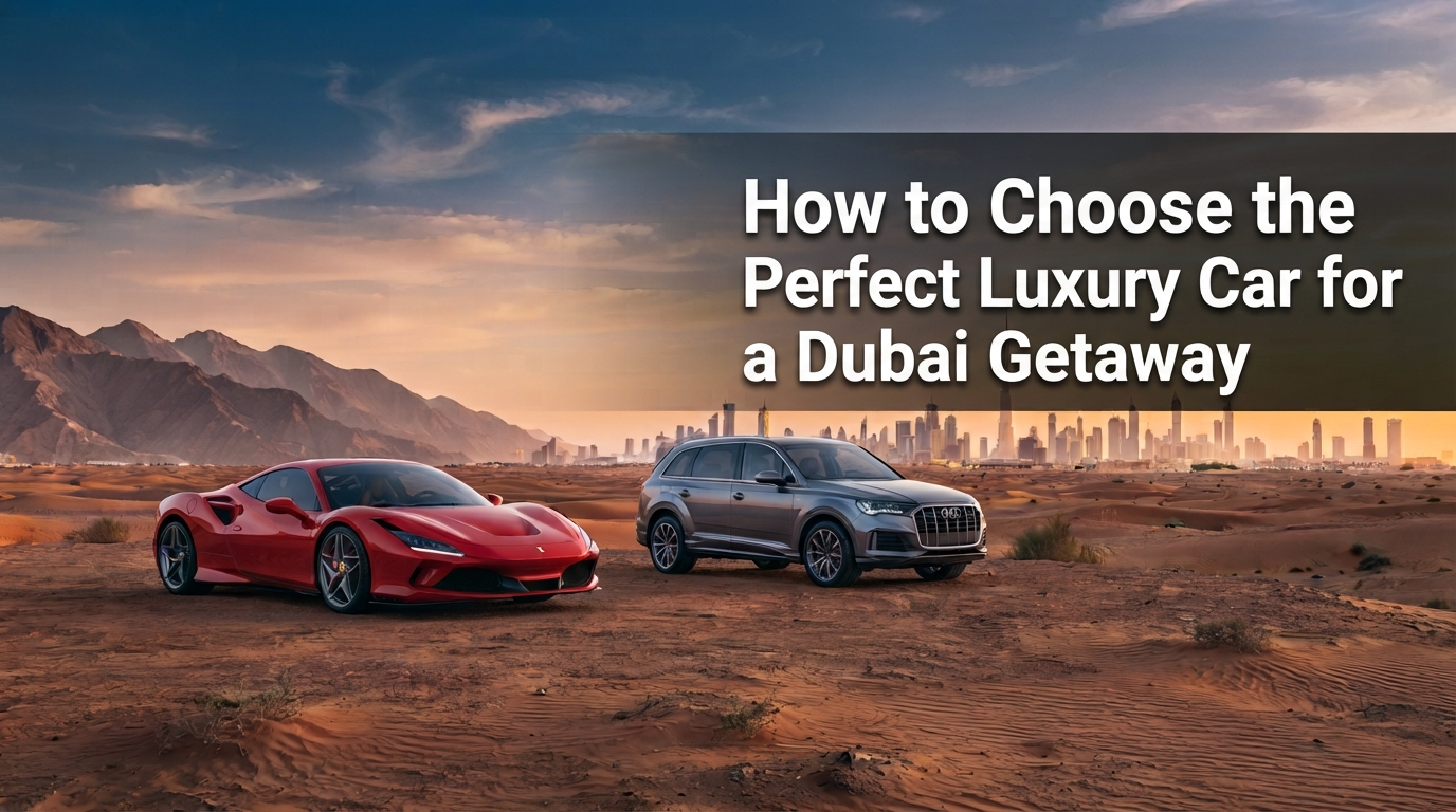 How to Choose the Perfect Luxury Car for a Dubai Getaway